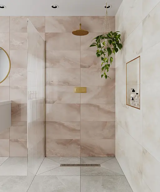Onyx shower
